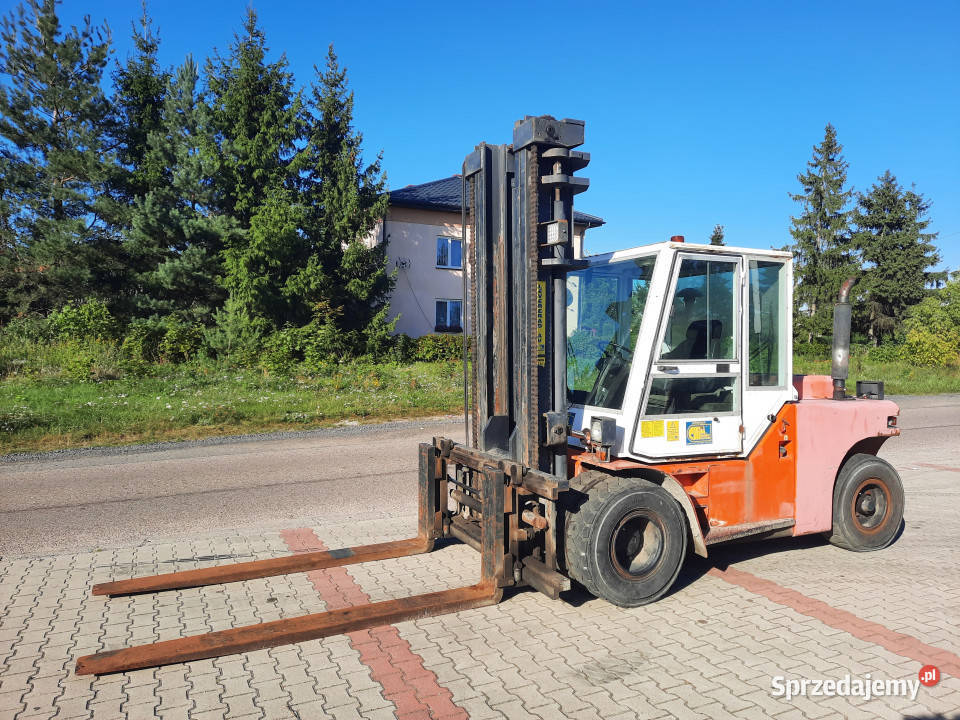 Wózek widłowy DANTRUCK 8009 8 ton 5 m długie Mława sprzedam