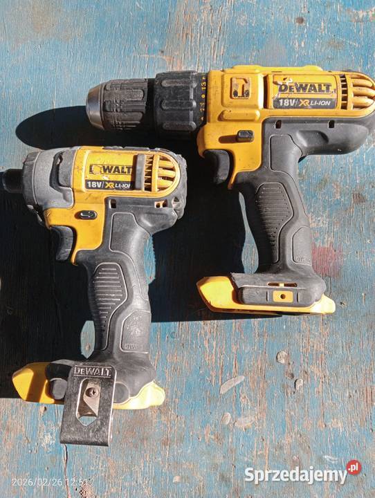 Zestaw dewalt wkrętarka dcd776 zakrętarka dcf885