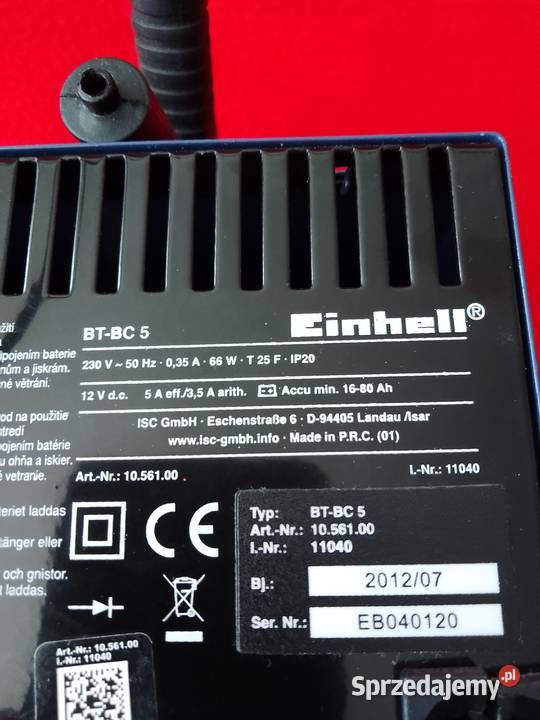 Einhell BTBC 5 Blue Akcesoria samochodowe Konin