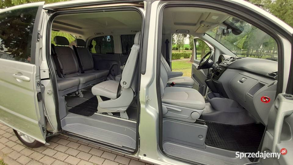Mercedes Viano 22 CDi Automat 7 osobowy Połskóra ASR (kontrola trakcji) Nowa Wieś Rzeczna