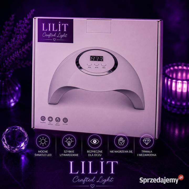 Lampa UVLED 48W SUN19B LCD Sensor ruchu Manicure, pedicure Zielona Góra