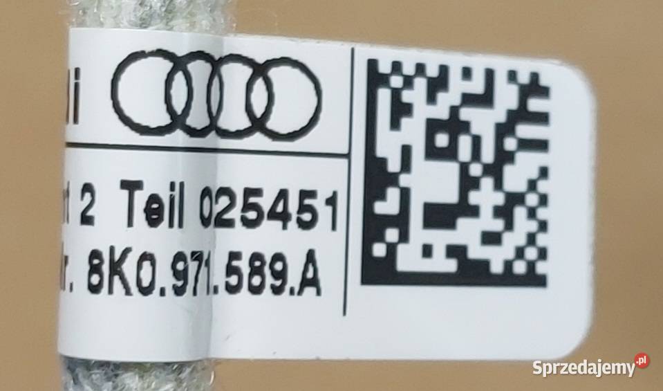 WIĄZKA PODUSZKI AUDI A4 B8 8K0971589A osobowe dolnośląskie Mielęcin