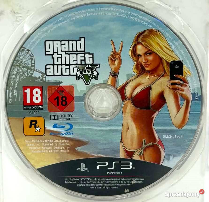 Gra 3 GtaV Sony Playstation 3 Elbląg