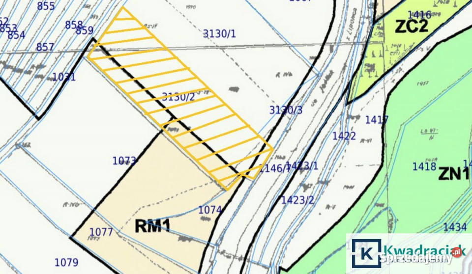 Sprzedaż gruntu Jaśliska 3091m2