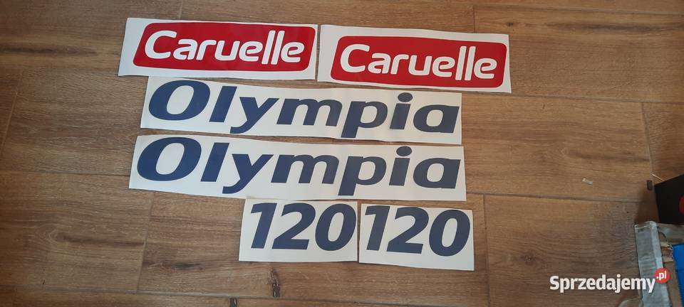 Nakljki Caruelle Olimpia 250S zestaw naklejek Pozostałe łódzkie Wola Wiewiecka
