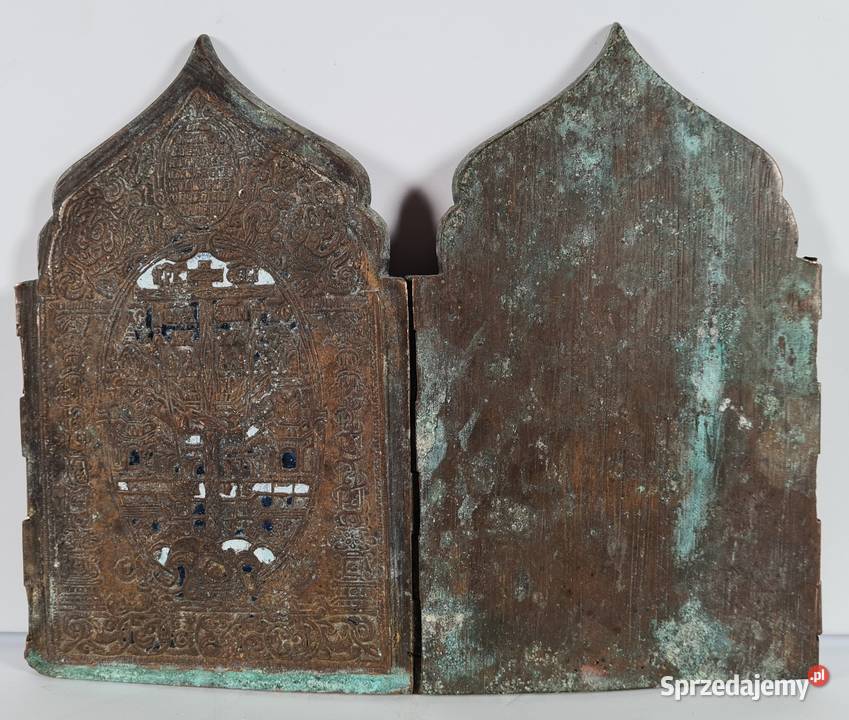 Ikona podróżna Tetraptyk XIXw 0420 Warszawa