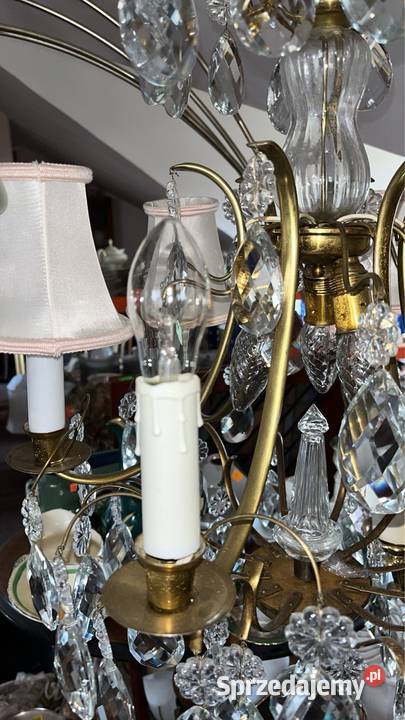 Żyrandol kryształowy podsufitowy Elektryczny Gdańsk