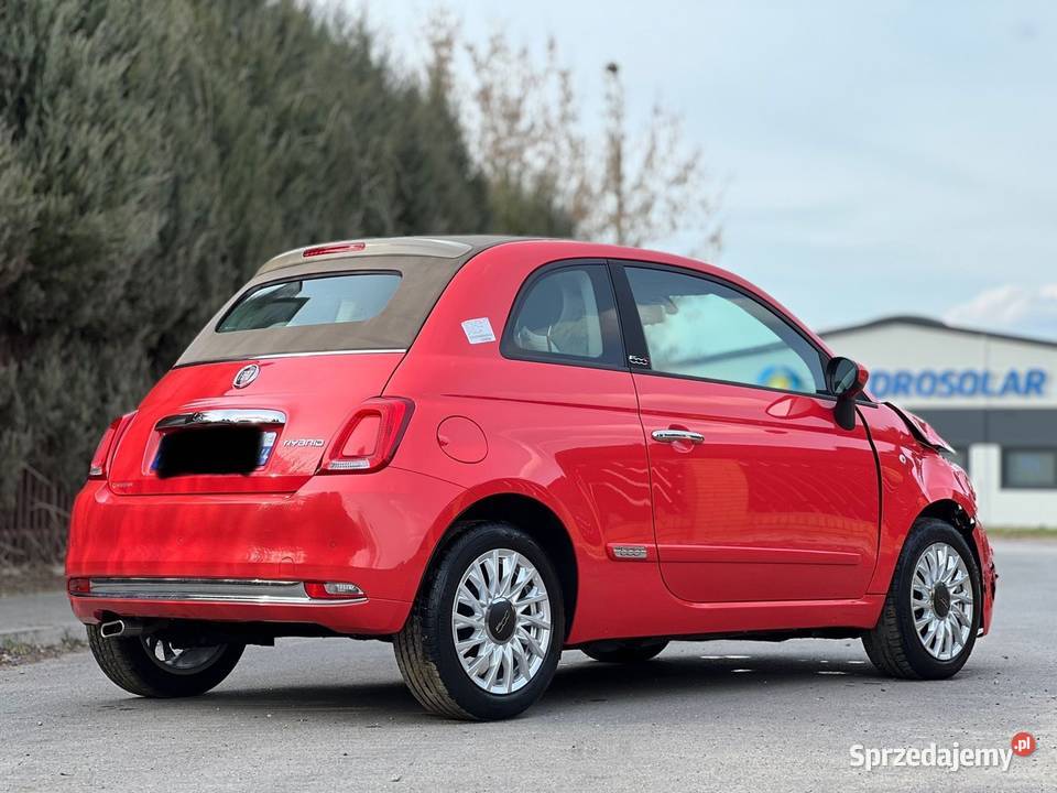 Włoski cukiereczek szuka klienta Fiat 500 Cabrio 30000km Ostrowiec Świętokrzyski