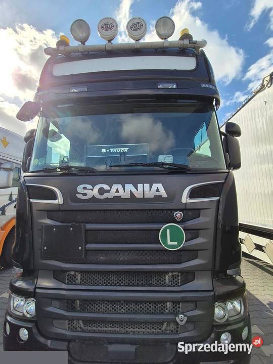 SCANIA R580 V8 6x24 Środkowa Oś SKRĘTNA 2016r 1kg Ciągniki siodłowe Czerniewice sprzedam