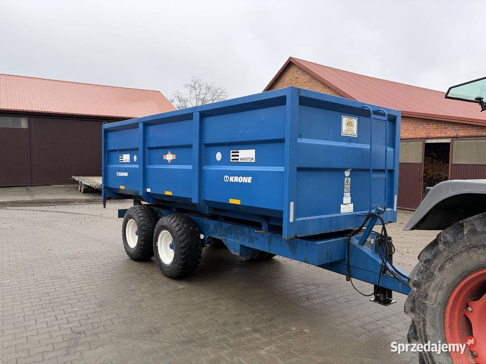 Przyczepa skorupowa KroneMarston tandem 12 t Dawidy