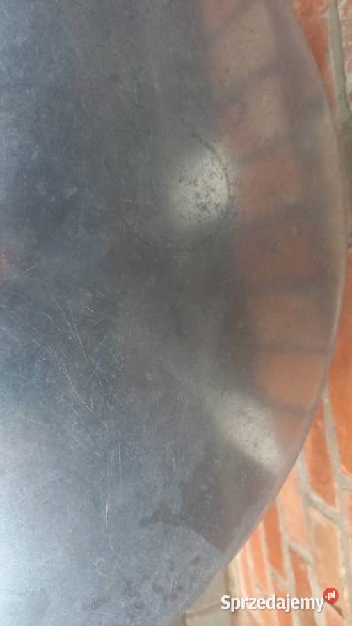 Stolik kawowy stylowy aluminiowy niklowany 54.5cm Gawroniec