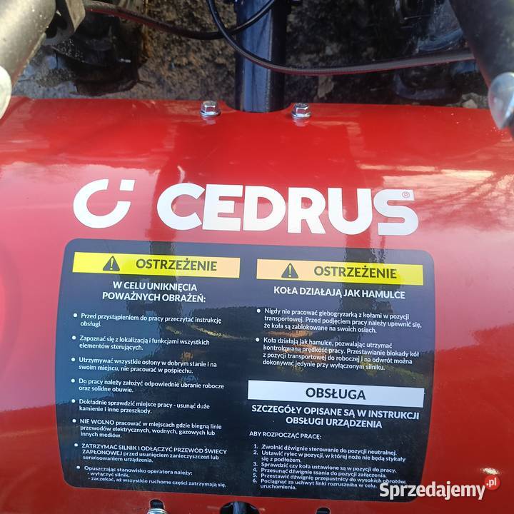 GLEBOGRYZARKA CEDRUS CEDRUS GLX480F Nowa Glebogryzarki Glebogryzarki dolnośląskie Pielgrzymka