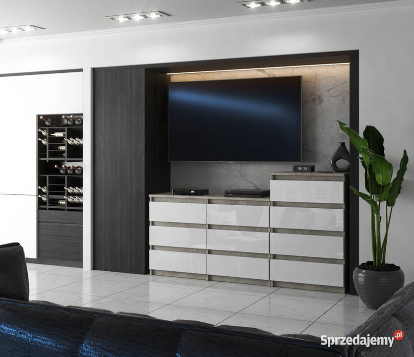 Komoda 10 Szuflad Szafka Nowoczesna Stolik Rtv Elbląg