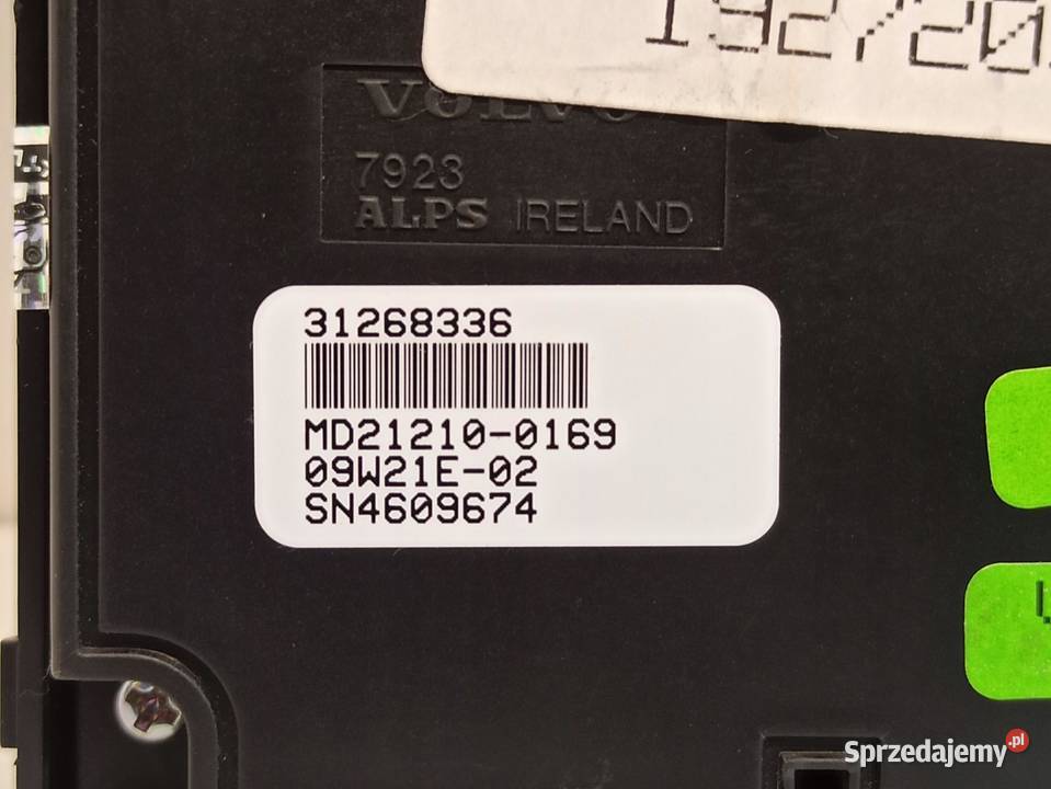 WYŚWIETLACZ RADIA ICM VOLVO V70 S80 31268336 dolnośląskie