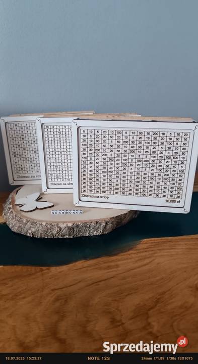 Skarbonki wykreślanki Łukta