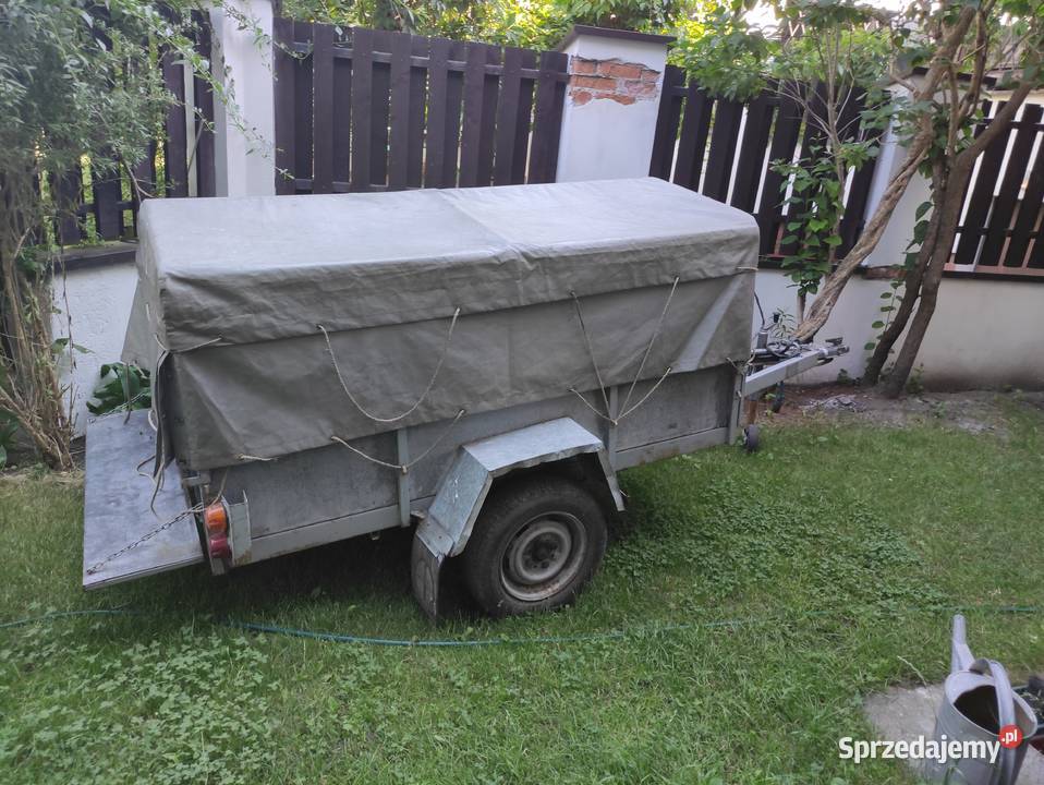 Przyczepa Niewiadów model N 410 B z plandeką towarowe Warszawa