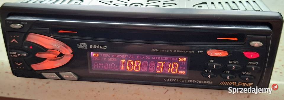 Alpine CDE7854RM radio samochodowe CD CD mazowieckie Warszawa