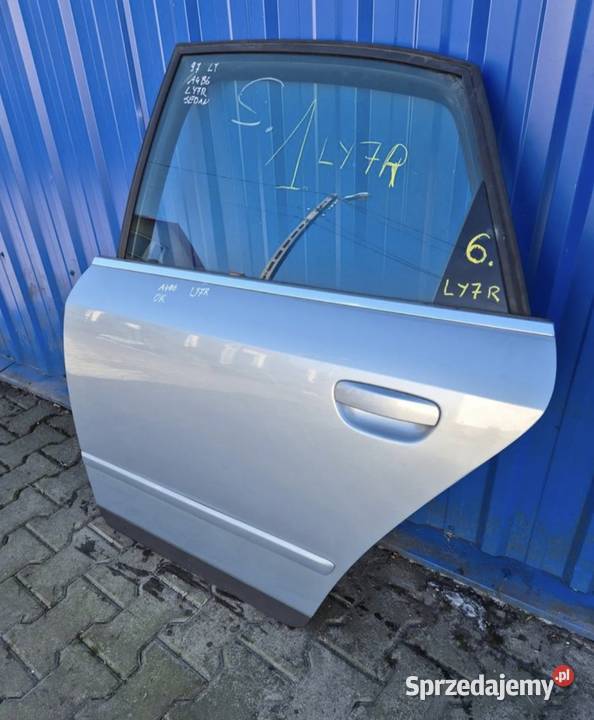 6 DRZWI TYŁ LEWY TYLNE LEWE AUDI A4 B6 SEDAN Działoszyce