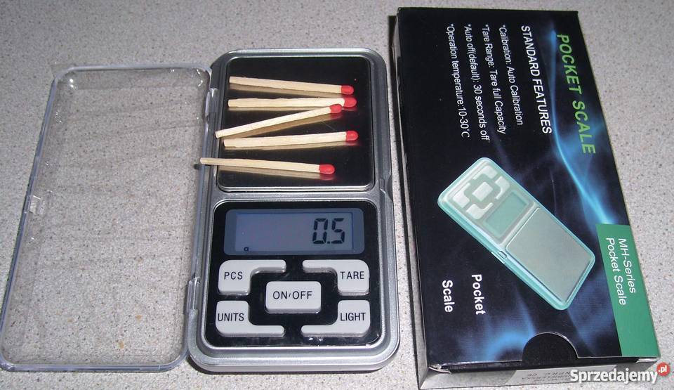 ELEKTRONICZNA WAGA JUBILERSKA LCD do 500g 01g AGD drobne Łódź