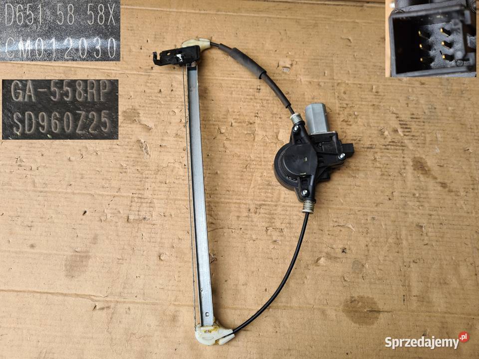 Mazda 6 GH lift mechanizm podnośnik szyby przód Legnica