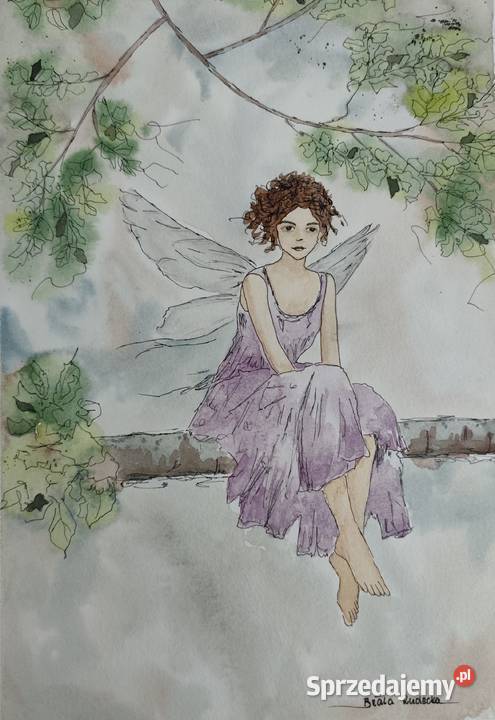 Akwarela Akwarelka Obraz pt Pomiędzy sprzedam