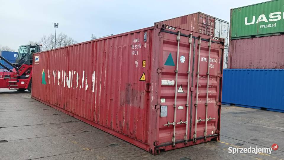 Kontener Morski Używany Magazynowy 40HC 12m Magazynowanie sprzedam