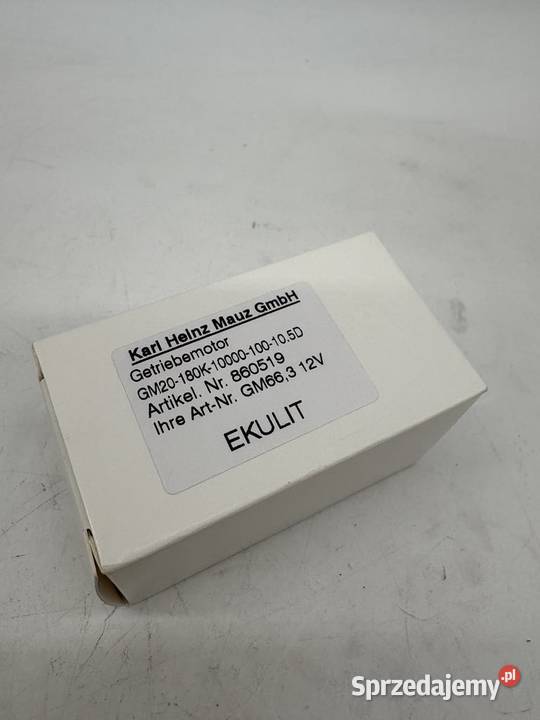 Ekulit GM20 180K 10000 100 105D 12V Motor Warszawa