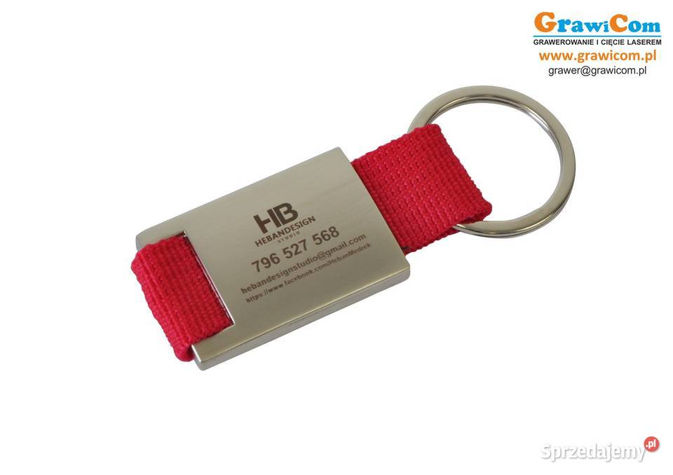 Brelok metalowy jednostronny grawer 50 breloczki podkarpackie sprzedam