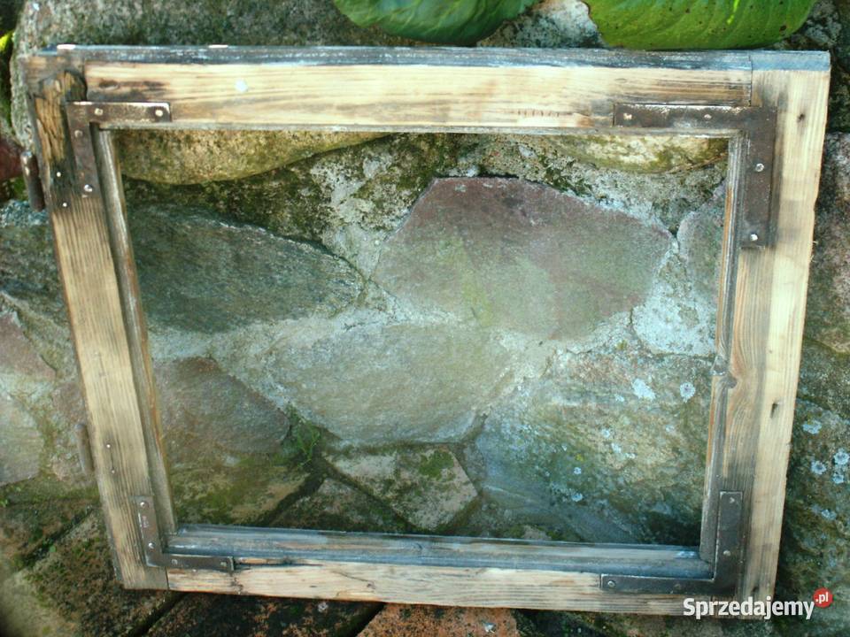 Rama okienna lustro grill wędzarnia altana 51x46 warmińsko-mazurskie Ełk