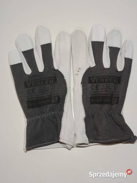Rękawice skórzane Verken GREY ARMOUR r 891011 Radom
