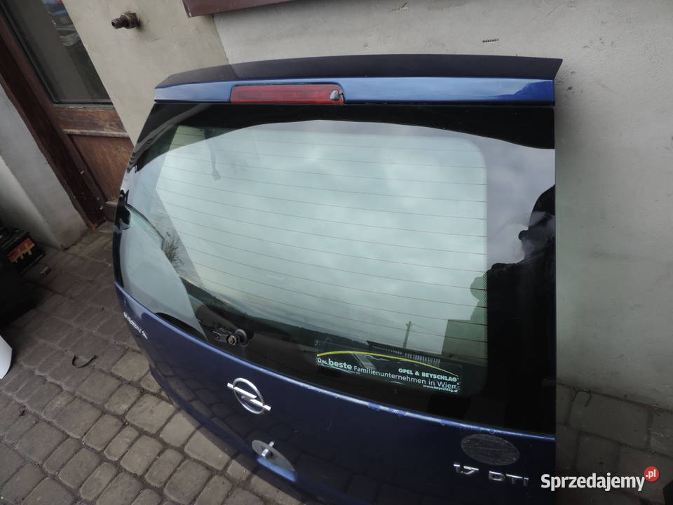 OPEL MERIVA A KLAPA BAGAŻNIKA TYŁ TYLNA 21B Nowy Sącz sprzedam