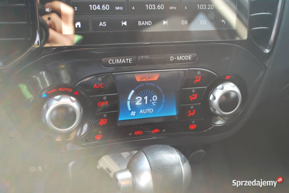 Nissan Juke 16 Benzyna 117 Automat Klima Navi czujnik zmierzchu Nowy Sącz