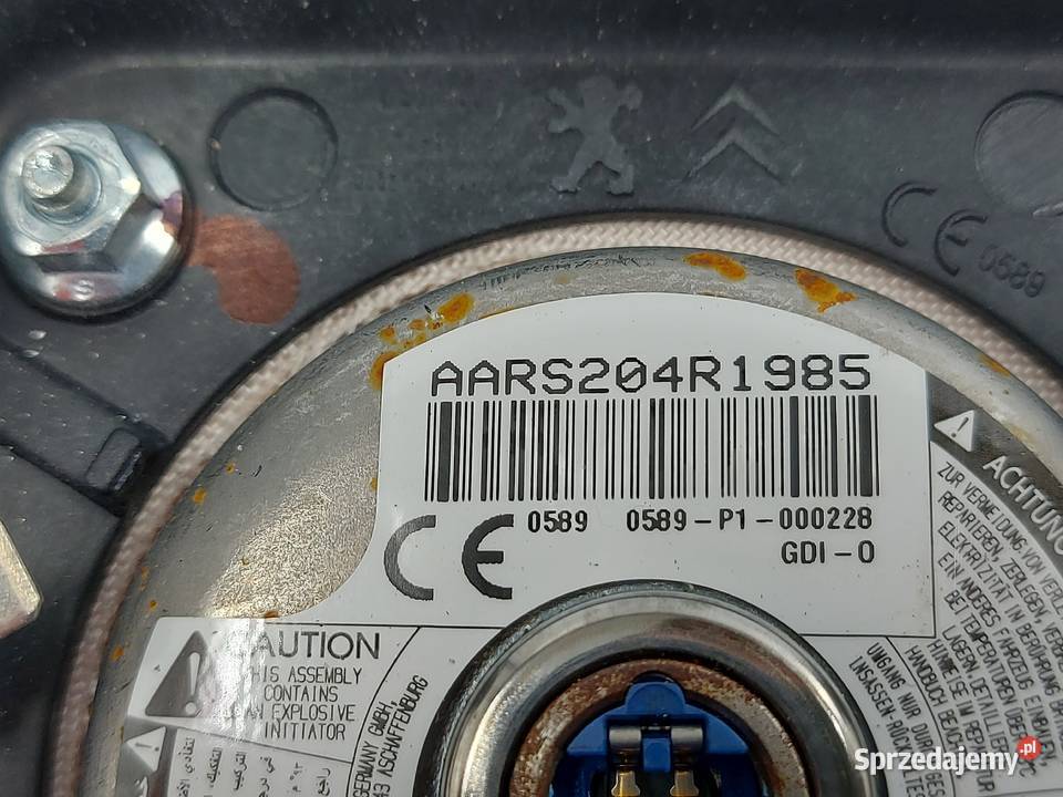 CITROEN DS3 13r poduszka AIRBAG 16719697ZD Kielce