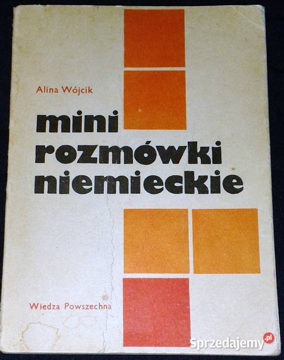 Mini rozmówki niemieckie Alina Wójcik Rok wydania 1981 Pozostałe Chełm