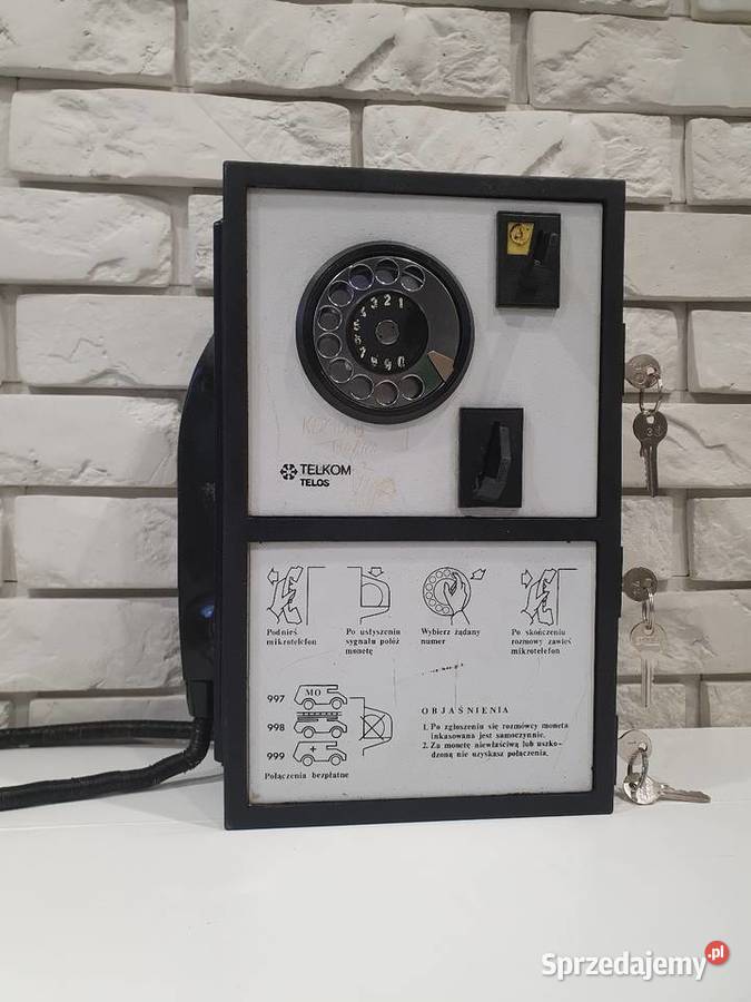 Telefon aparat telefoniczny automat wrzutowy pomorskie Solnica