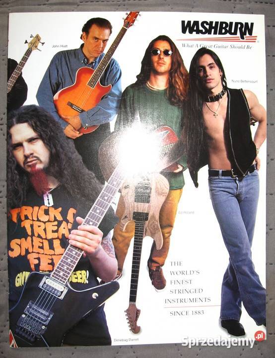 Washburn 1995 katalog gitar Kępice