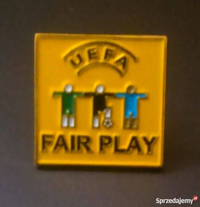Znaczek UEFA Fair Play mazowieckie sprzedam
