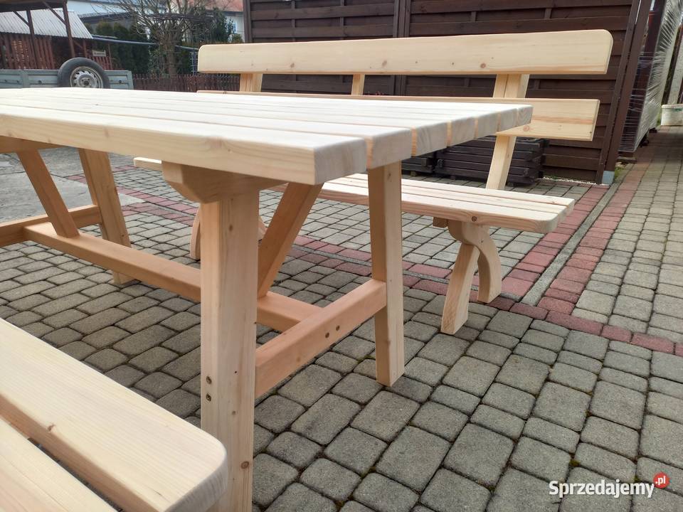 Meble ogrodowe komplet 180 stół ławki Ropczyce sprzedam