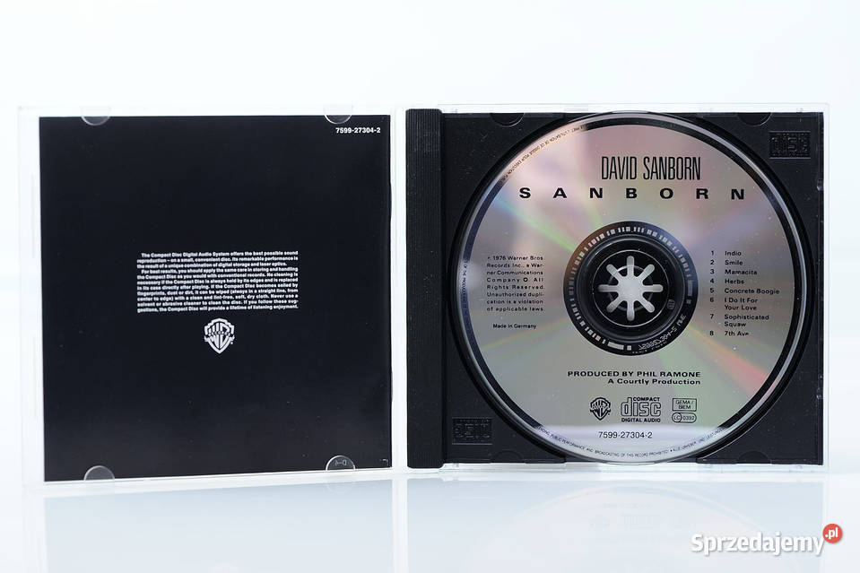 DAVID SANBORN S A N B O R N CD Wrocław