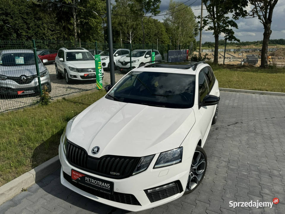 koda Octavia 20TDI 184 VRS LED Automat Nawigacja czujnik zmierzchu Octavia Samochody osobowe Mrągowo
