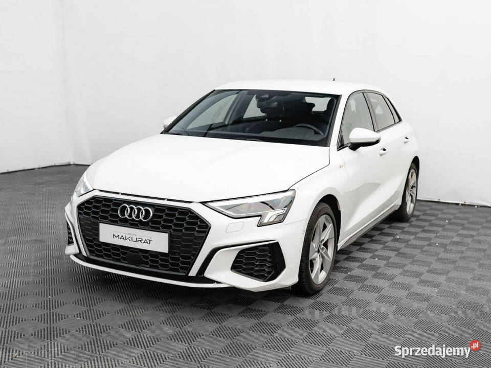 Audi A3 Sportback CB254PY35 TFSI mHEV S Line S biały A3 pomorskie Pępowo