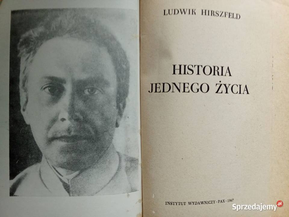 Historia jednego życia Hirszfeld biografia sprzedam