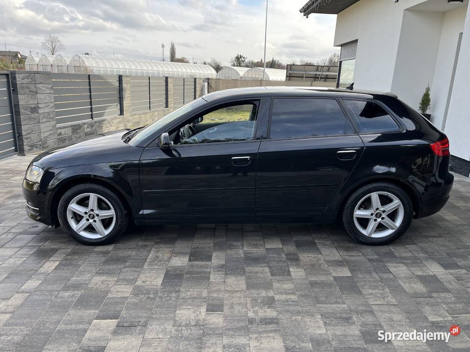 Audi A3 Sportback Audi A3 2010r Skóry Czarna Alu Toruń