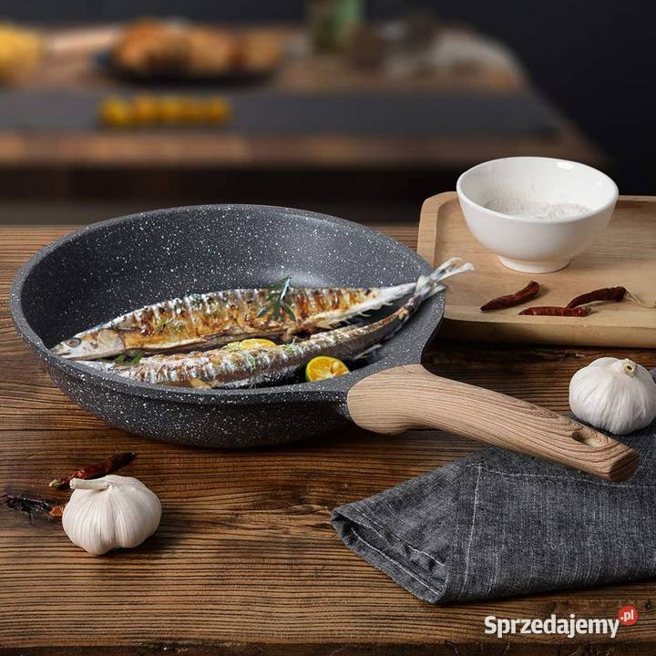 Patelnia Granitowa ZUOFENG 24 z Pokrywką Wrocław