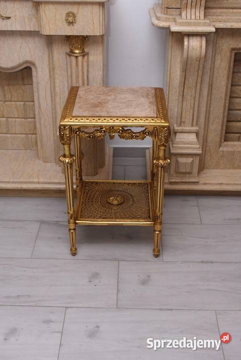 Stolik Stół z Marmurowym Blatem Stół Kwietnik małopolskie Kraków