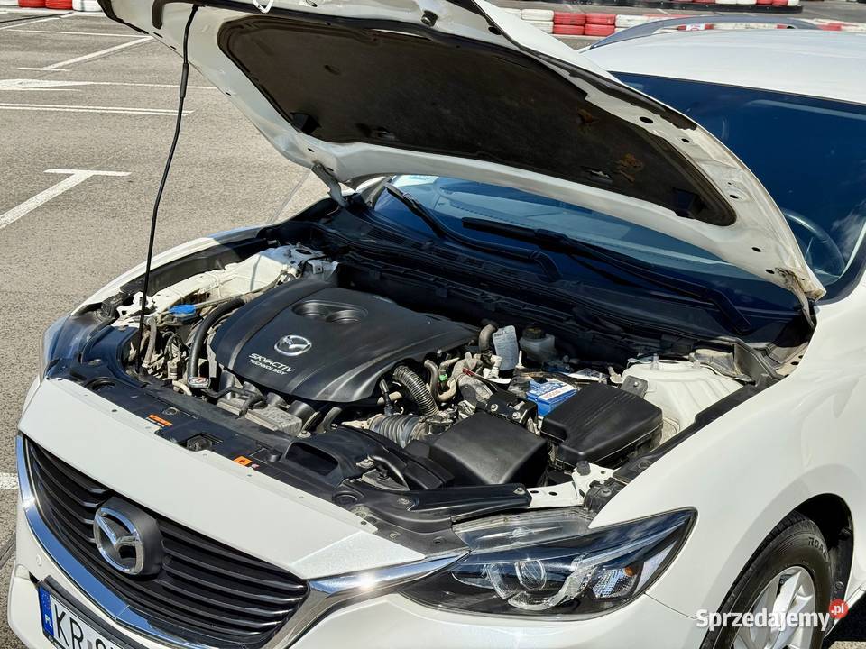 Mazda 6 20 Benzyna 2018r Biała Perła Idealna małopolskie Kraków