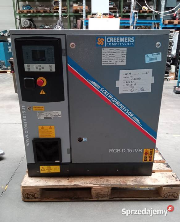 Sprężarka CREEMERS RCB D 15 500 IVR 15KW S011479 Kompresory Wilków sprzedam