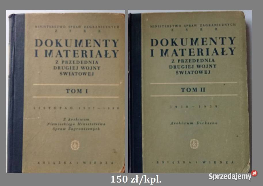 Dokumenty i materiały z przedednia drugiej wojny Łódź