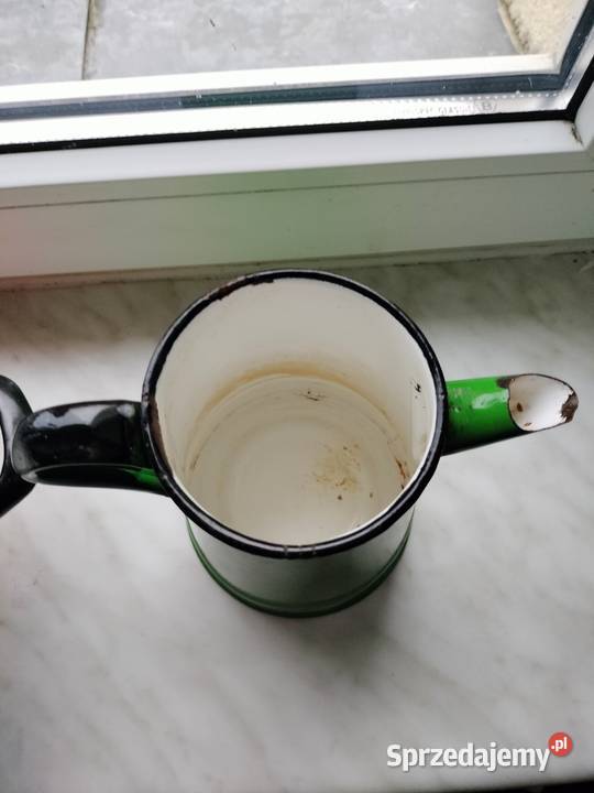 Dzbanek imbryk zielony prl Choszczno sprzedam