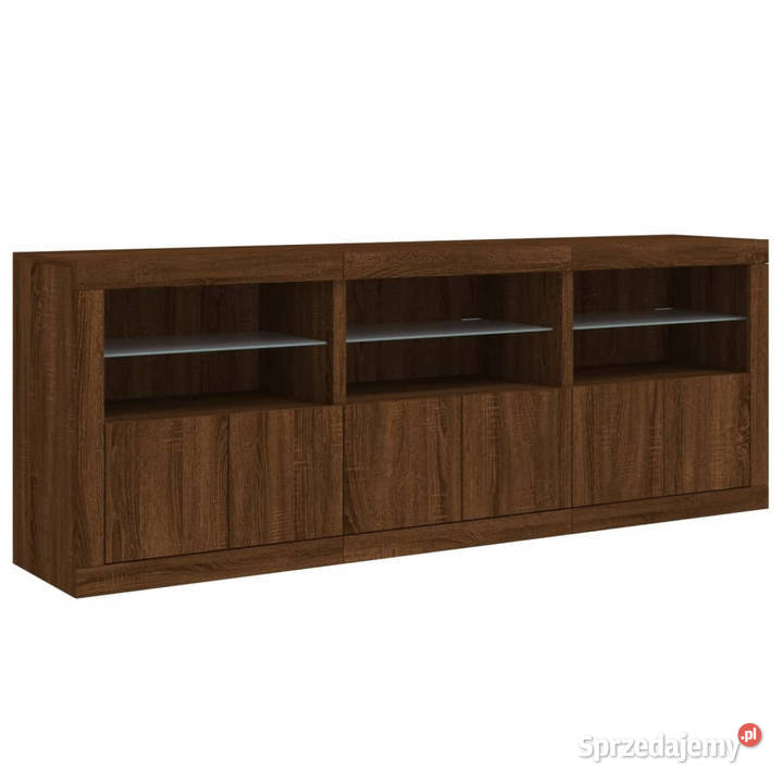 Szafka z oświetleniem LED brązowy dąb 1815x37x67 Pozostałe sprzedam